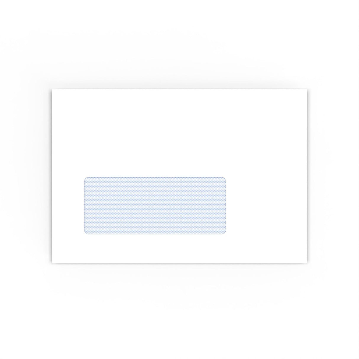 Bílá obálka s vnitřním potiskem – s okénkem 114x162 mm (C6)