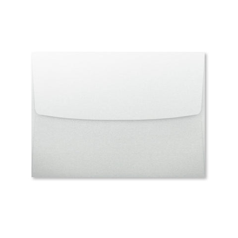 Tuck Flap Envelopes Silver Pearlescent 130 x 180 mm