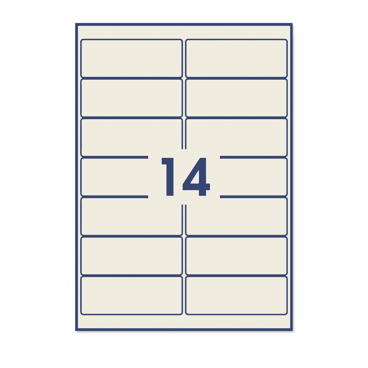 Obdélníkové samolepicí etikety