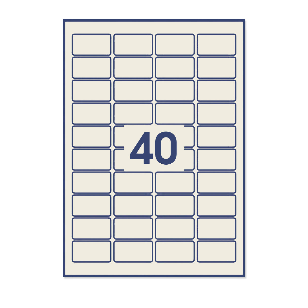 Obdélníkové samolepicí etikety