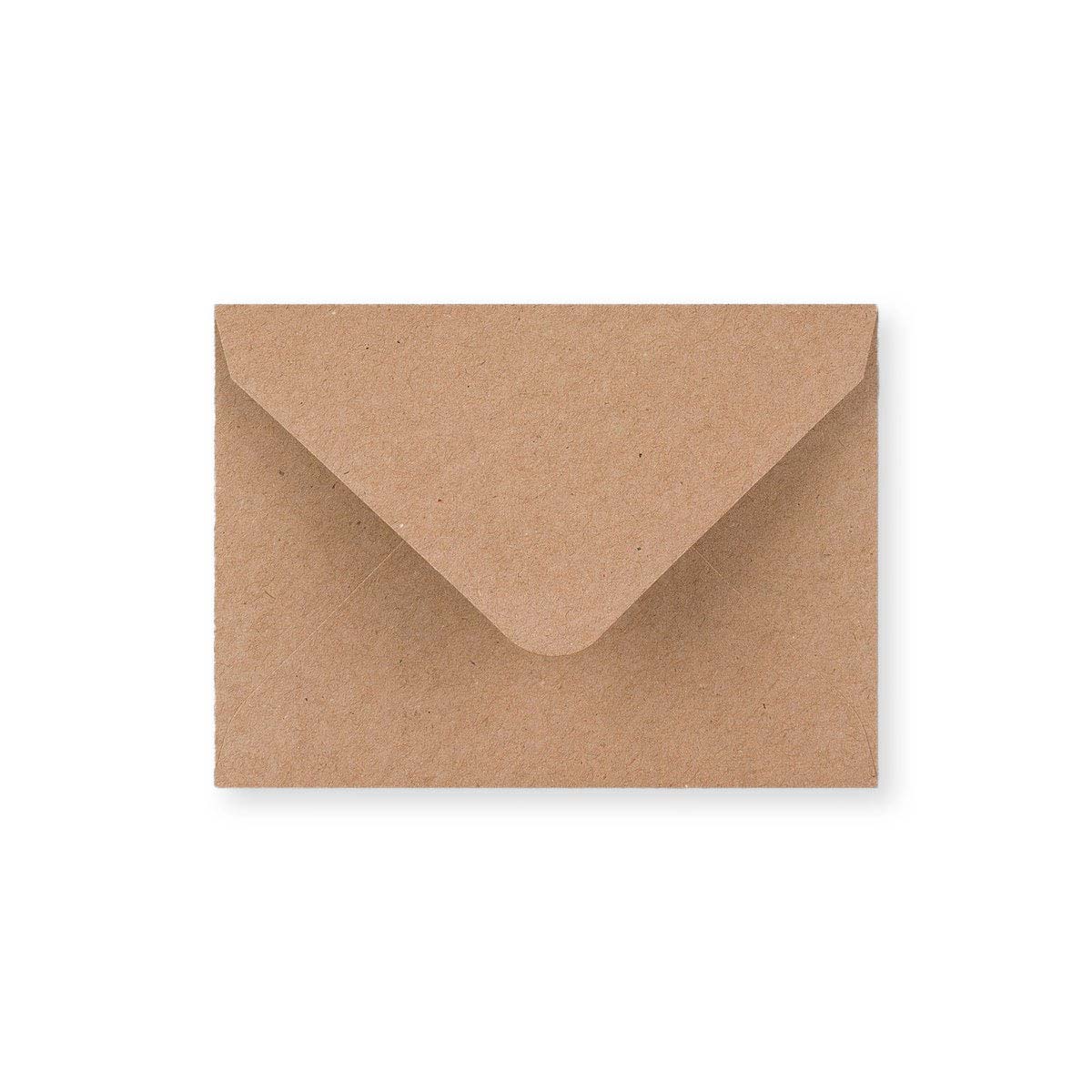 Recyklovaná hnědá obálka 82x113 mm (C7)