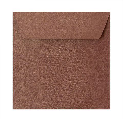 Textured Envelopes Brown 155 x 155 mm