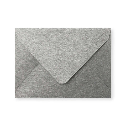 Textured Envelopes Silver 82 x 113 mm (C7)