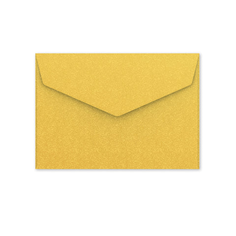 V-Flap Peel and Seal Envelopes Gold 114 x 162 mm (C6)