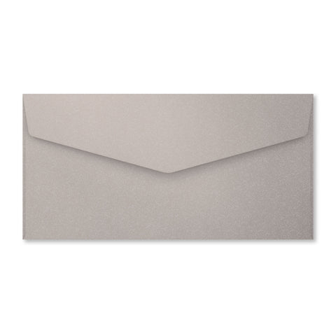 V-Flap Peel and Seal Envelopes Silver 110 x 220 mm (DL)