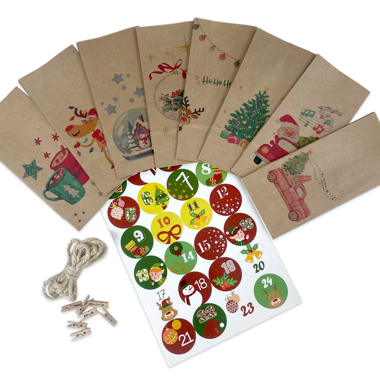 Sada adventního kalendáře