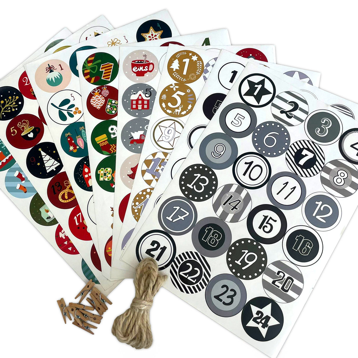 Sada adventního kalendáře