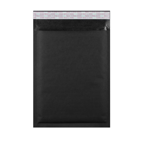 Coloured Kraft Paper Bubble Bag Mailers Black 250 x 180 mm (C5)