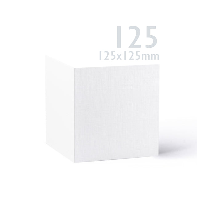 Linen Cards & Envelopes Packs White 130 x 260 x 30 mm