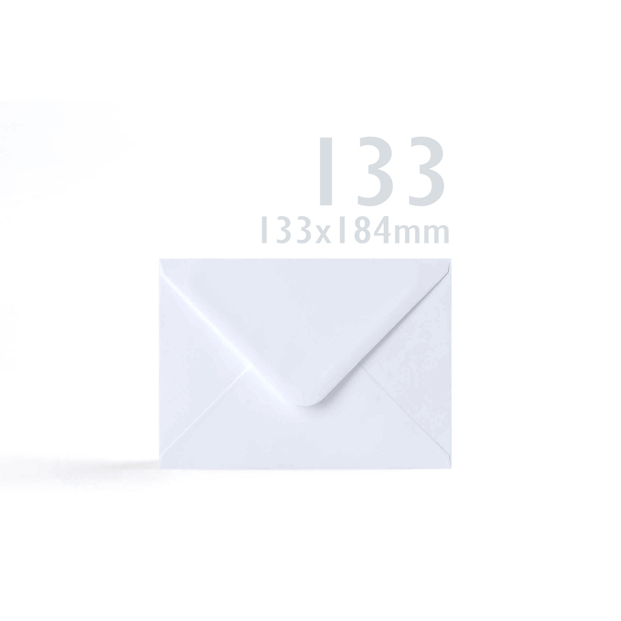 Hladké bílé kartičky 250 g/m² a obálky 100 g/m² – balení