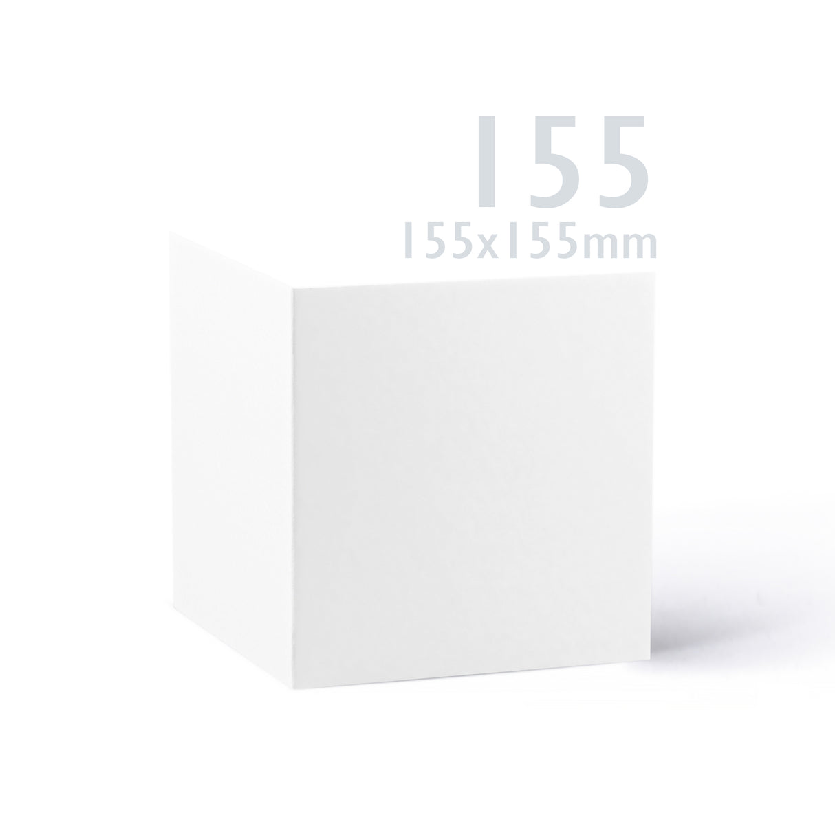 Hladké bílé kartičky 250 g/m² a obálky 100 g/m² – balení