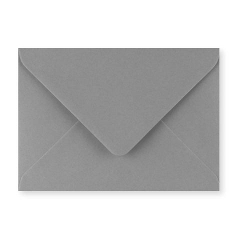 Dark Grey Gummed V-Flap Greeting Card Envelope (125 x 175mm)