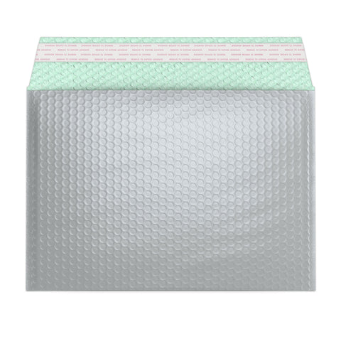 Metallic Finish Bubble Bag Mailers Silver 235 x 325 mm
