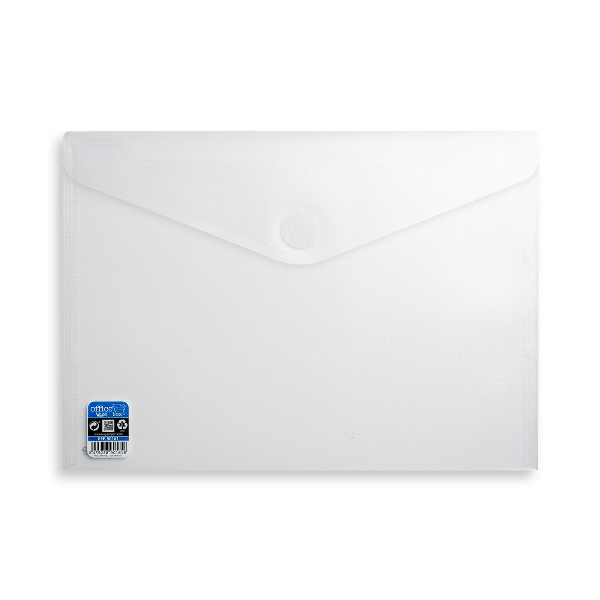 Průhledný polypropylenové obálky s patentním uzavíráním na knoflík V-LOCK