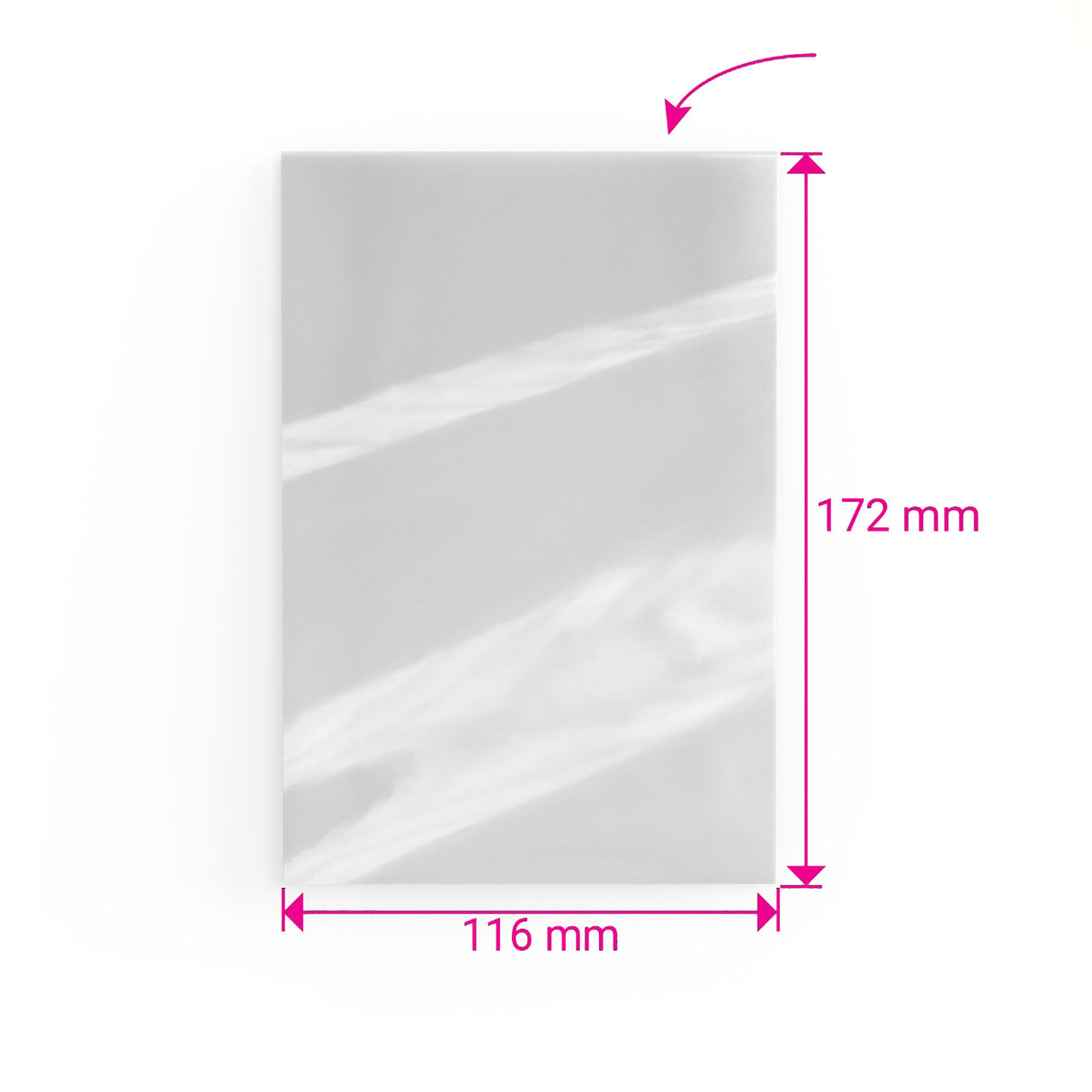 Celofánový sáček s otvorem