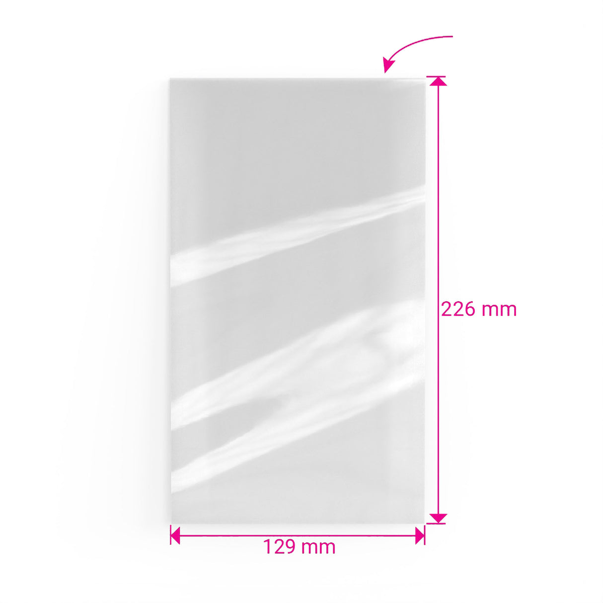 Celofánový sáček s otvorem