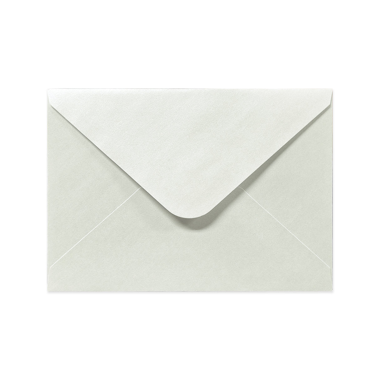 Obálka v barvě ústřice - Diamantová klopa 125x175 mm (B6)