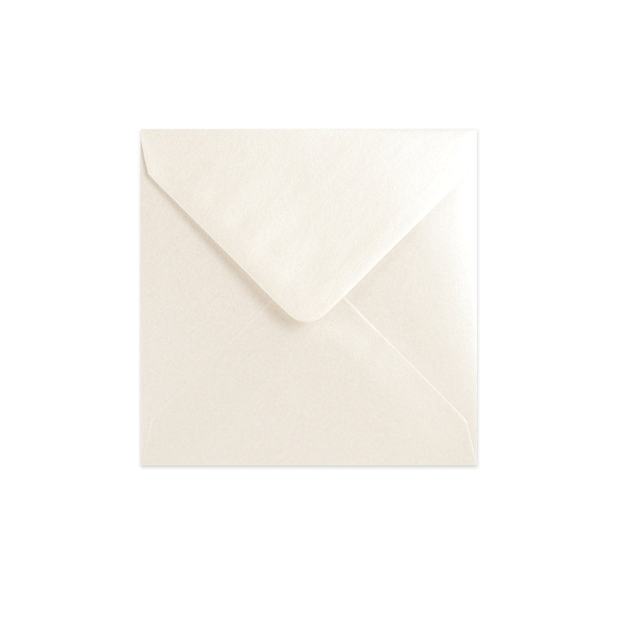 Obálka v barvě ústřice - Diamantová klopa 130x130 mm