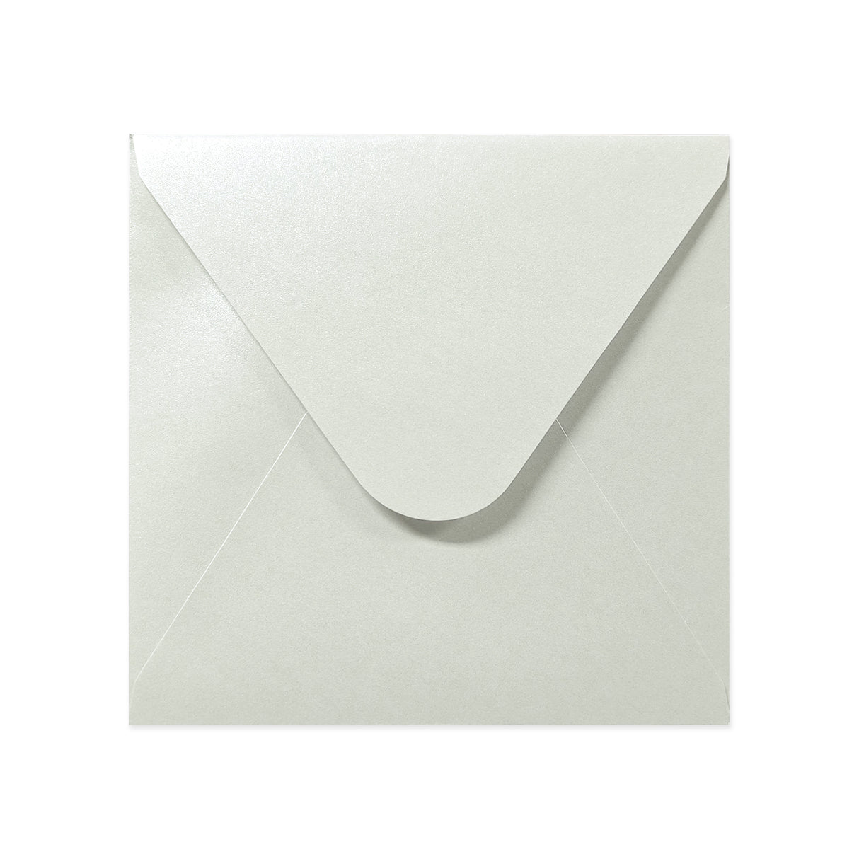 Obálka v barvě ústřice - Diamantová klopa 130x130 mm