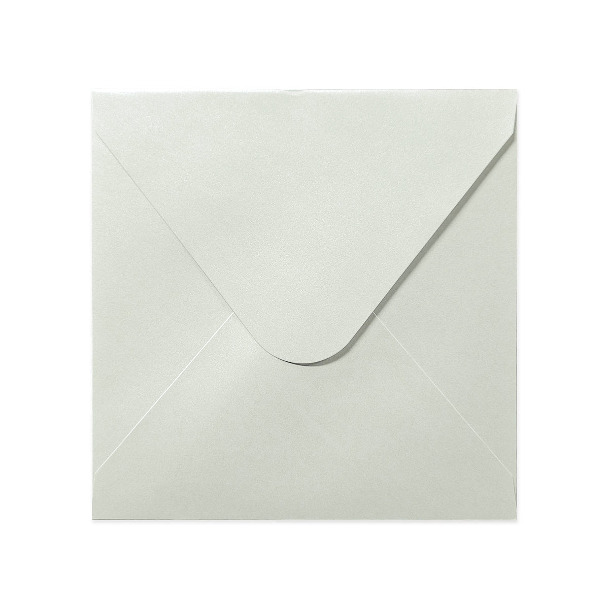 Obálka v barvě ústřice - Diamantová klopa 140x140 mm