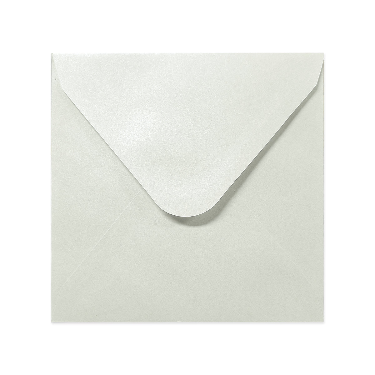 Obálka v barvě ústřice - Diamantová klopa 155x155 mm