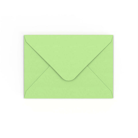 Pale Green Gummed V-Flap Envelope (125 x 175mm)