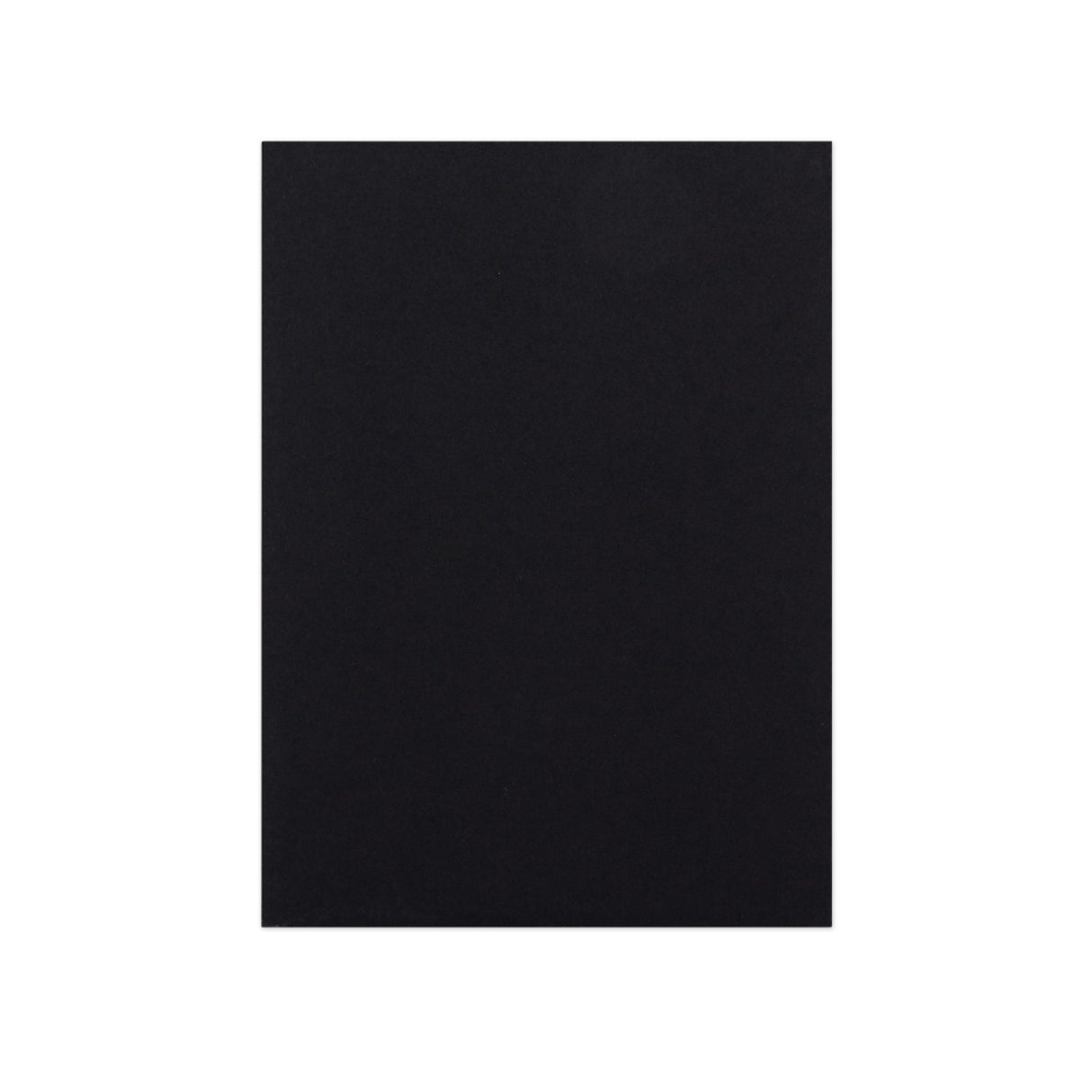 Černá Obálka s Kartonovou Zadní Stěnou 162x114 mm (C6)