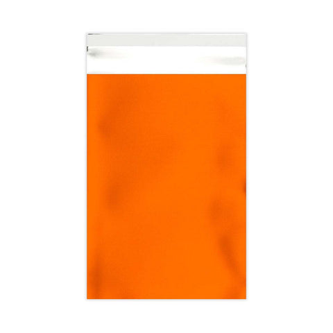 Matt Finish Foil Bags Orange 250 x 180 mm