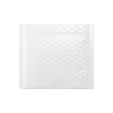 Gloss Finish Bubble Bag Mailers White 165 x 165 mm