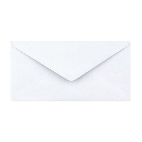 V-Flap Recycled Envelopes White 110 x 220 mm (DL)