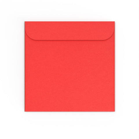 CD Window Envelopes Red 126 x 126 mm