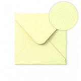 Slonovinová Obálka s Kladívkovým Vzorem 155x155 mm