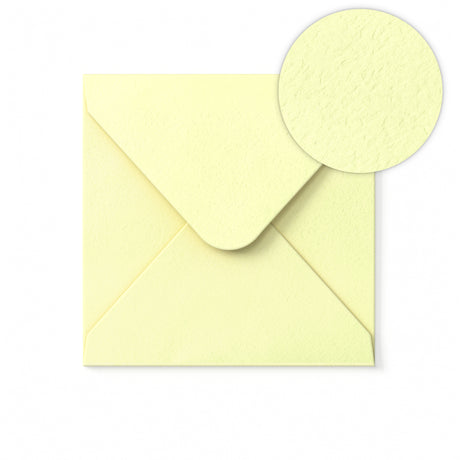 Slonovinová Obálka s Kladívkovým Vzorem 155x155 mm