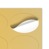 Oválné samolepicí etikety