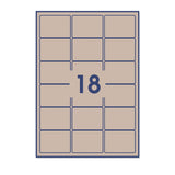 Obdélníkové samolepicí etikety