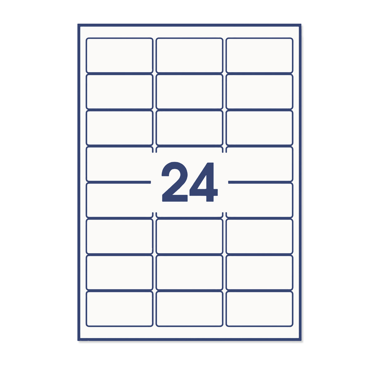 Obdélníkové samolepicí etikety