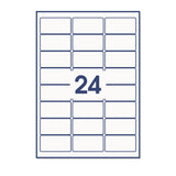 Obdélníkové samolepicí etikety