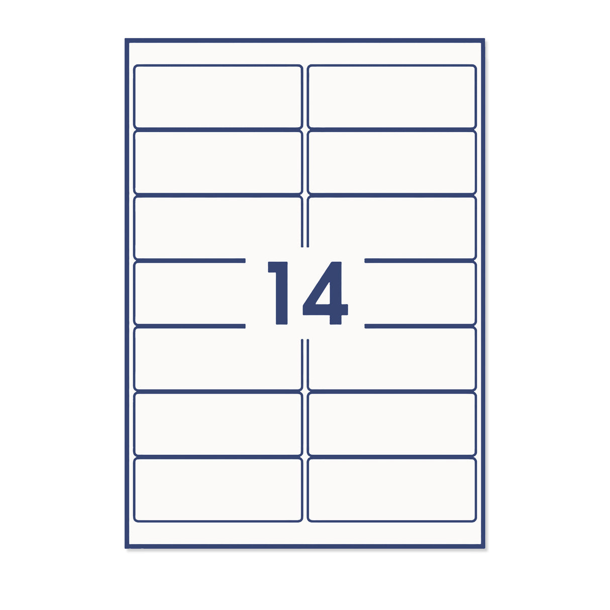 Obdélníkové samolepicí etikety