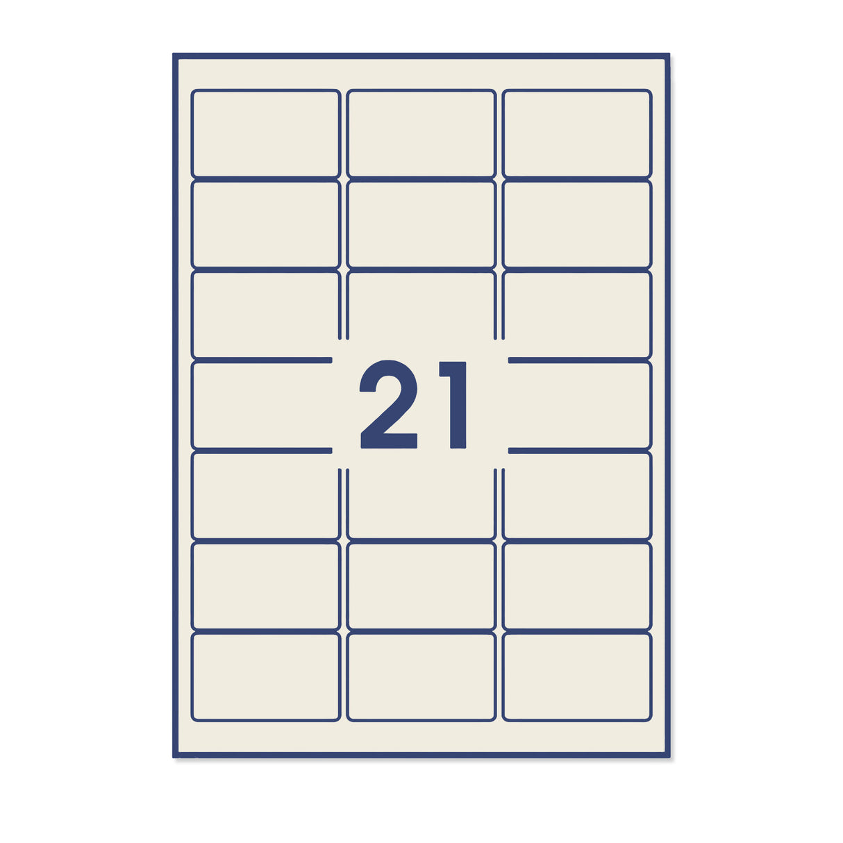 Obdélníkové samolepicí etikety