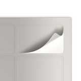 Obdélníkové samolepicí etikety