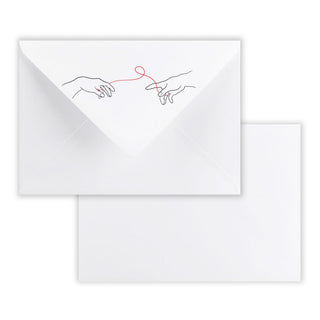 Wedding Envelopes (Destiny Design) White 162 x 229 mm (C5)