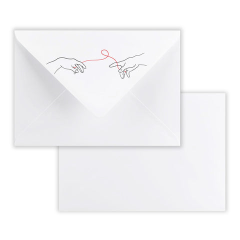 Wedding Envelopes (Destiny Design) White 162 x 229 mm (C5)