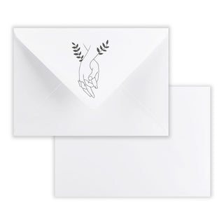 Wedding Envelopes (Hand Bonding Design) White 162 x 229 mm (C5)