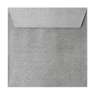 Textured Envelopes Silver 130 x 130 mm