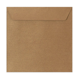 Textured Envelopes Bronze 155 x 155 mm