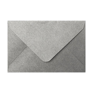 Textured Envelopes Silver 62 x 94 mm