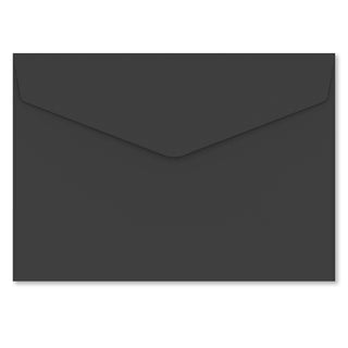 V-Flap Peel and Seal Envelopes Black 162 x 229 mm (C5)