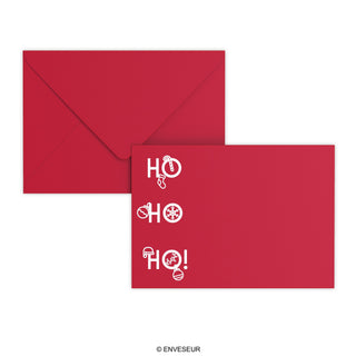 Vánoční obálka HO HO HO