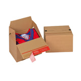 Kartonová krabice se samotěsnícím uzávěrem pro přepravu