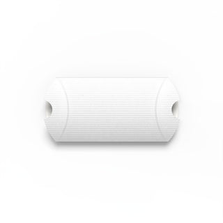 Corrugated Pillow Boxes White 113 x 81 mm (C7)